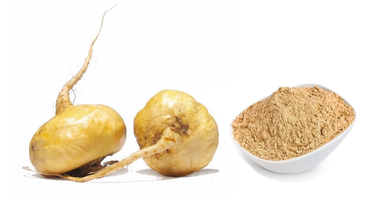 Peru maca produktā